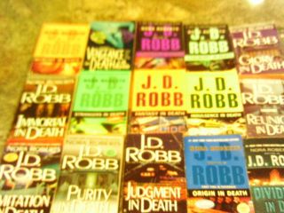    OF 35 DEATH SERIES BY J D ROBB EVE DALLAS MYSTERIES OTHER J D BOOKS