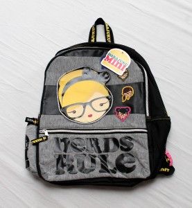 NEW Harajuku Mini for Target Nerds Rule Backpack Bag NWT Striped