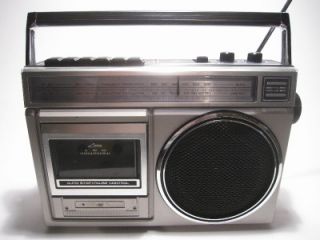   RX 1280 Portable Boombox AM FM Radio Cassette Player WORKS EUC