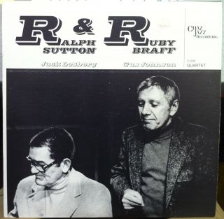 ralph sutton ruby braff quartet s t label chaz jazz records format 33 