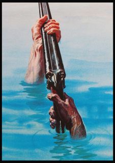 Original * DELIVERANCE * 1972 Movie Poster Jon Voight & Burt 
