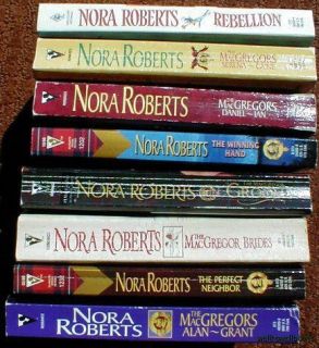 nora roberts lot of 8 romance paperback books here are the titles in 
