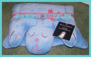 Cute Pink Blue Puppy Dog Pet Cat Bed or Crate Mat