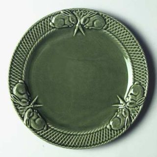 manufacturer bordallo pinheiro pattern rabbit green piece dinner plate 