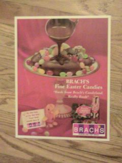 Brachs Advertisement Easter Candies Cherry Cordial Ad
