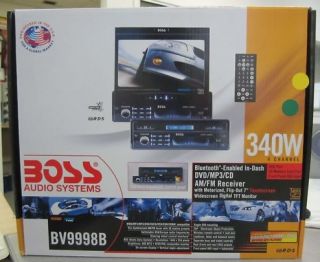 Boss BV9998B 7 Touchscreen Car DVD CD Bluetooth Player