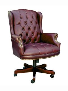 Boss Traditional Wing Back Executive Desk Office Chair