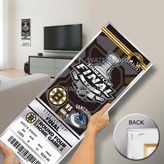 Boston Bruins 2011 NHL Stanley Cup Mega Ticket