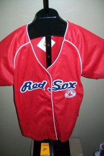 MLB Womens Boston Red Sox Baseball Jersey Size L