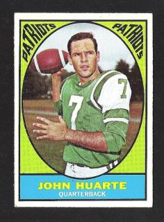   Topps Football #1 John Huarte Boston Patriots Notre Dame Irish   ExNm+