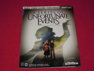 Series of Unfortunate Events Brady Games Strategy Guide Book PS2 