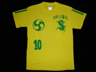 SEPULTURA BRAZIL SOCCER SHIRT SOULFLY NAILBOMB Cavalera Conspiracy 