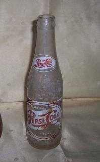 Sparkling Pepsi Cola New York 8 oz Bottle Vintage