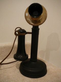 S17 Antique Kellogg Stick Telephone with Ringer Box