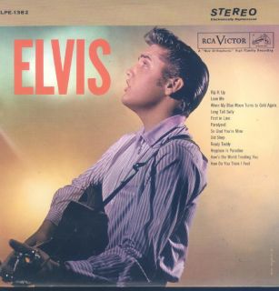 Elvis Presley Elvis 2nd Self Titled Album LP Canada RCA LPE 1382 Tan 