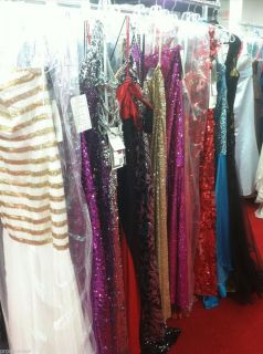 Lot of 5 2012 Prom Evening Dresses Designer Gowns Tony Bowls 
