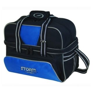 Storm 2 Ball Deluxe Tote Bowling Bag Blue Silver