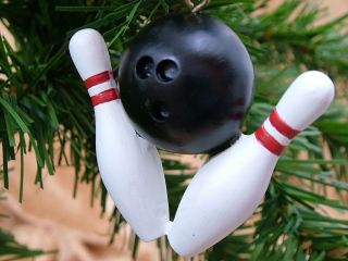 New Bowling Ball Pin Equipment Sport Christmas Ornament