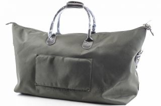 Brics Olive Brown Nylon Leather Pronto 22 Cargo Duffle Bag NWD $100 