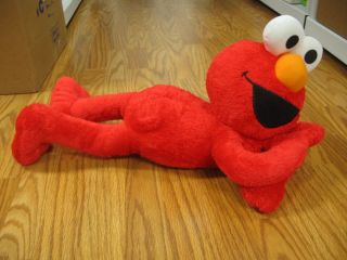 24 Plush Fisher Price Lay Down Elmo Doll Good Cond