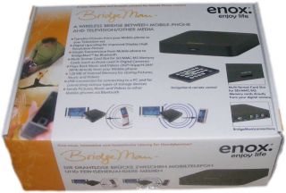 Enox Bridgeman Av Audio Video Transmitter to tv usb sd bluetooth music 