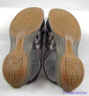 Merrell Womens Sundial Braid Bracken Strappy Sandals Shoes 11 M Brown 