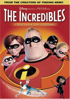 DISNEY  The Incredibles (DVD, 2005, 2 Disc Set, Fullscreen, Collector 