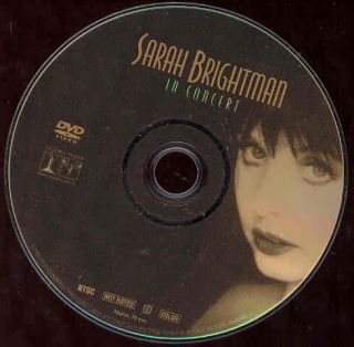 Sarah Brightman DVD in Concert Bocelli Andrew Webber