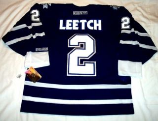BRIAN LEETCH   size MEDIUM   Toronto Maple Leafs CCM 550 Hockey Jersey 