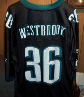 Brian Westbrook Philadelphia Eagles Reebok Alternate Jersey Adult 2XL 