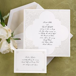   Border White Card Wedding Invitation Invitations Sale 20 Off