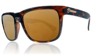 Electric Knoxville Polarized Sunglasses Tortoise ve Bronze Gold Mirror 