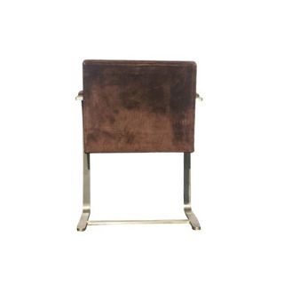 Knoll Mies Van Der Rohe Bronze Flat Bar Brno Chair
