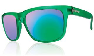 Authentic Electric Knoxville Sunglasses Dollar Bill Green Chrome New 
