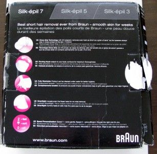 Braun Silk Epil 7 Epilator 7681 WD Legs Body Face Tweezer Hair Removal 