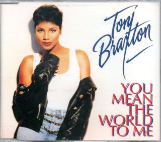 toni braxton you mean the world to me 4 track maxi cd