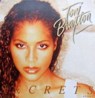 title toni braxton poster secrets double sided size 12 x 12 year 1996 