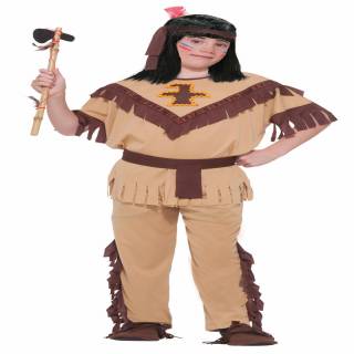 Native American Indian Brave Costume Child Small New