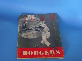 Brooklyn Dodgers yearbook 1949