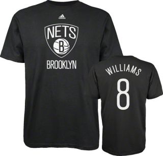 Deron Williams Brooklyn Nets Team Logo Name Number T Shirt