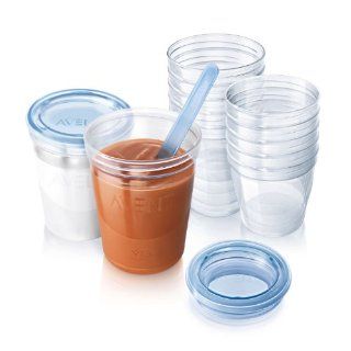  Philips Avent Feeding Food Storage & Via Breast Pump Milk Cups Bottle