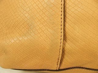 Michael Kors Brookton Large Leather E w Snake Python Tote Bag Purse 