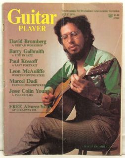 Guitar Player Magazine David Bromberg Barry Galbraith Paul Kossoff 