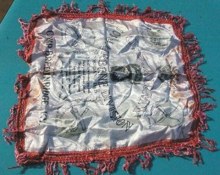 101st Airborne Army Breckinridge Vintage Silk Pilo Case