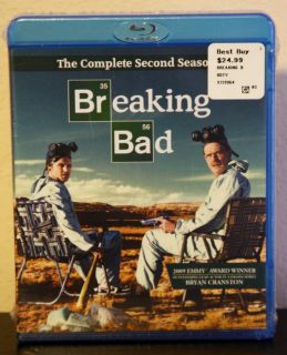   Breaking Bad The Complete Second Season Blu ray 3 Disc Set Season 2