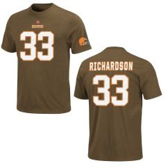 Cleveland Browns Trent Richardson Brown Eligible Receiver Jersey T 