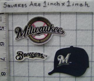 Milwaukee Brewers MLB Iron on Fabric Applique No Sew