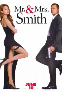 policy mr mrs smith movie poster 1 sided original 27x40