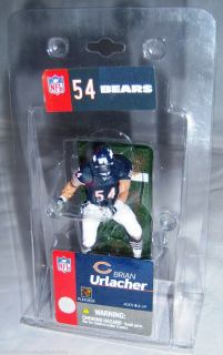 Brian Urlacher Mini McFarlane NFL 3 inch Figure Jersey 3 NIP Chicago 