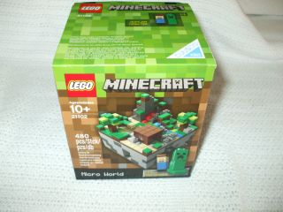 LEGO MINECRAFT MICRO WORLD 21102 CUUSOO MINT SEALED SOLD OUT 